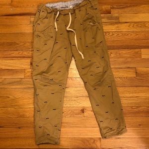 Mustache Pants (size L/ size 8 US)